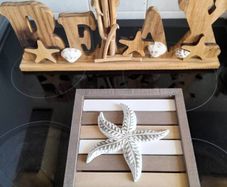 Like new: wall decoration: Relax and starfish