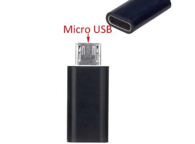 8 pin iPhone Female to Micro USB Male Charger Adapter for Galaxy S6 S7 EDGE