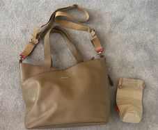 Storksak Leather changing bag