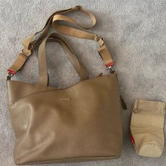 Storksak Leather changing bag