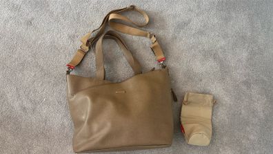 Storksak Leather changing bag