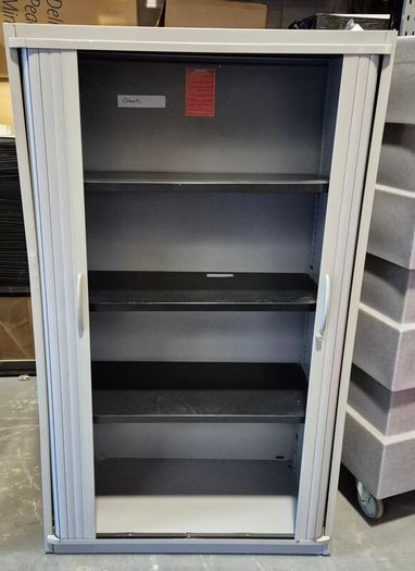 2 x Office roller shutter cabinet