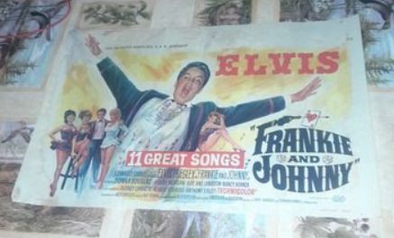 Elvis Presley Frankie and Johnny Genuine Official 1965 United Artists Belgian Movie Poster,
