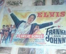 Elvis Presley Frankie and Johnny Genuine Official 1965 United Artists Belgian Movie Poster,