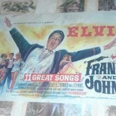 Elvis Presley Frankie and Johnny Genuine Official 1965 United Artists Belgian Movie Poster,