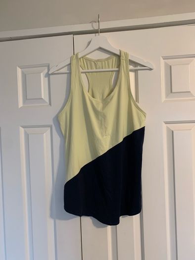 Goodmove Yellow & Navy Sports Top