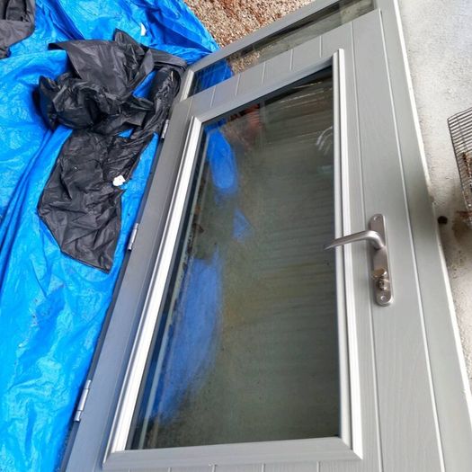 Composite steel reinforced Front Door