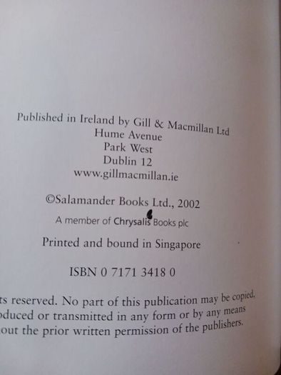A Treasury of Irish Verse / 2002