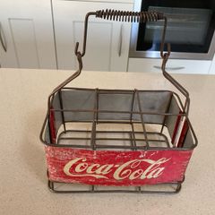 Coca Cola 6 bottle carrier holder 50's Italian RARE