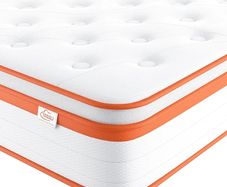 Double Mattress 4FT6, 10 Inch Gel Memory Foam 7 Zone Orthopedic Double Mattress Pocket Sprungs Wave Memory Foam Hybrid - Medium Firm - Motion Isolation 135x190x25 cm