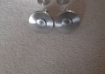Chrome Metal Tie Backs