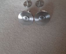 Chrome Metal Tie Backs