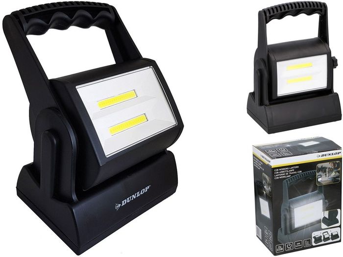 Dunlop COB Work Light 200 lumens 2X COB LED Can be rotated and Tilted 180 Degree