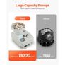 Coin Counter, Professional Coin Sorter with LED Display Holds up to 11000 Coins, Automatic Coin Sorter and Wrapper Machine for All Coins Image 7