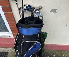 set of golf clubs