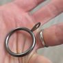 FREE pack of 30 x brushed chrome curtain rings, approx. 1 in. Image 2