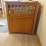 Kids bed, mid sleeper.Julian Bowen Barcelona Pine Mid Sleeper with Right Hand Ladder Image 2