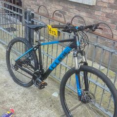 Title: Cube Aim Race Mountain Bike - Black/Blue