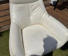 Swivel leather chair