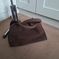Brown Faux Suede Tote