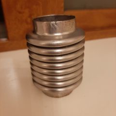 38mm stainless flex bellow
