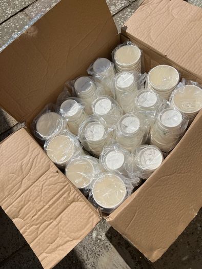 12oz and 8oz cups and lids