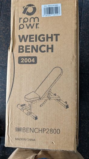 Weights Bench RPM Power FID, Unopened 66% OFF!