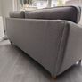 2-seater grey fabric sofa Image 3