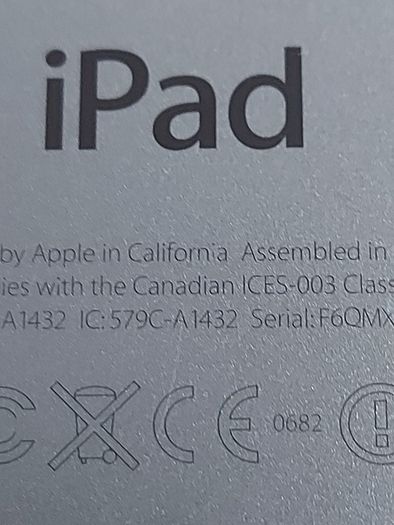Apple Ipad Mini 1st Generation, 16GB, Black, Activation Locked, in very good cosmetic condition