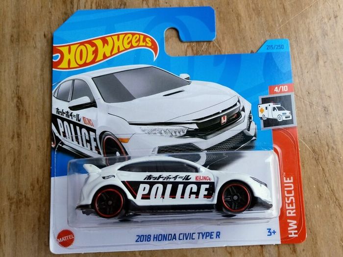 Hot Wheels 2018 Honda Civic Type R