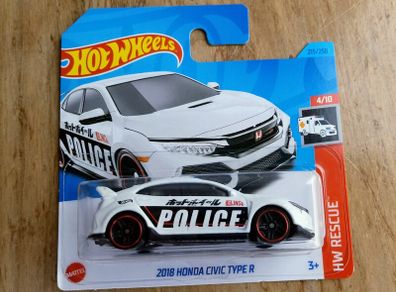 Hot Wheels 2018 Honda Civic Type R