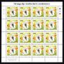 2000 Ireland Fauna & Flora (Butterflies) Commemorative Stamps Sheetlet Plate 1A1A1A1A Mint Never Hinged (MNH) Image 5