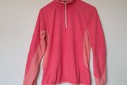 Berghaus ladies quarter zip fleece Size 14 ptp 20" pink In excellent condition