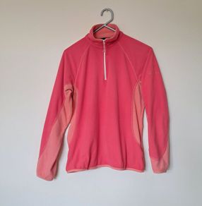 Berghaus ladies quarter zip fleece Size 14 ptp 20" pink In excellent condition