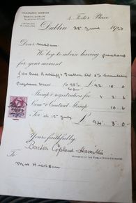 Antique Share Certificate Receipt Dublin 1923