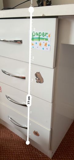 white desk