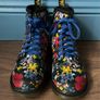 Vintage Dr Martens 1460 Floral Boots UK 2 Image 3