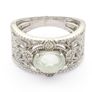 Green Amethyst Sterling Silver Ring Image 2