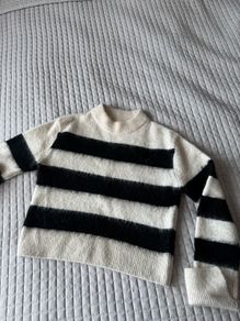 H&M Striped Mohair/Wool Blend Sweater / Knit / Jumper - Size XS