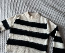 H&M Striped Mohair/Wool Blend Sweater / Knit / Jumper - Size XS