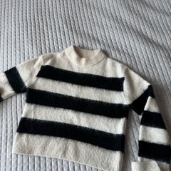 H&M Striped Mohair/Wool Blend Sweater / Knit / Jumper - Size XS