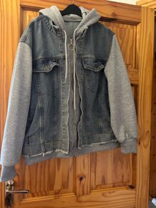Hooded Denim Jacket