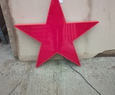 Red Star Led Light Box