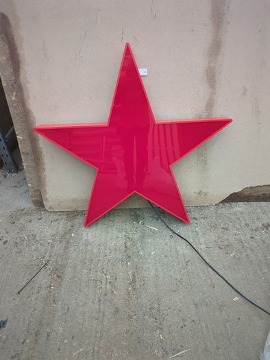 Red Star Led Light Box