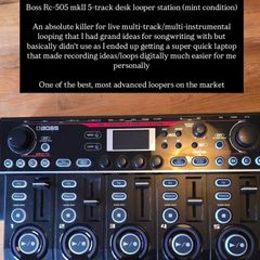 Boss Rc-505 Mk2 Looper Station (Mint Condition)