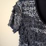 J'Aime la Vie Dress Navy/Silver Size 14 Image 4
