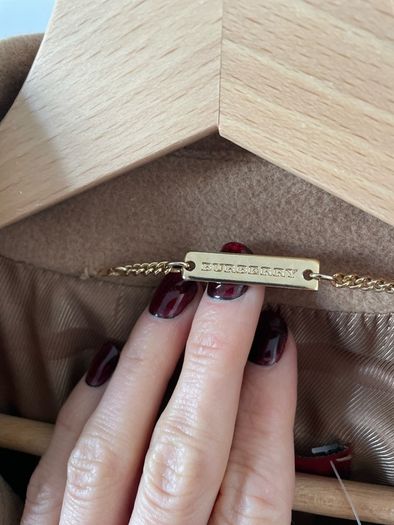 Burberry wool camel coat