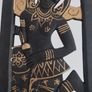 Asian wooden wall sculpture, Thai art decor, hand-carved hanging sculpture. Image 2