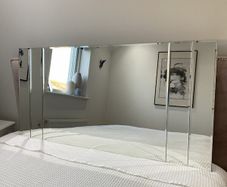 Contemporary Bevelled Wall Mirror. UK. Large. Perfect conditions.
