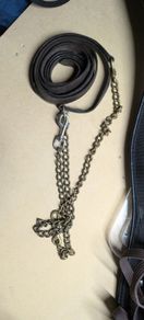 equestrian leads with chains
